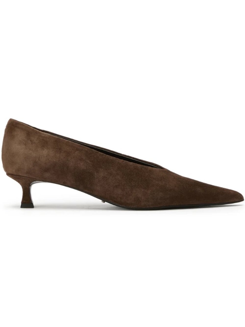 Tony Bianco Cherry Heels in Espresso brown Suede size 8 9 leather pointed toe